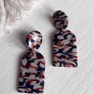 Multicolor Abstract Earrings